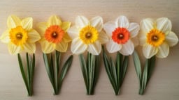 Daffodil colors brighten any garden, perfect for springtime floral arrangements.