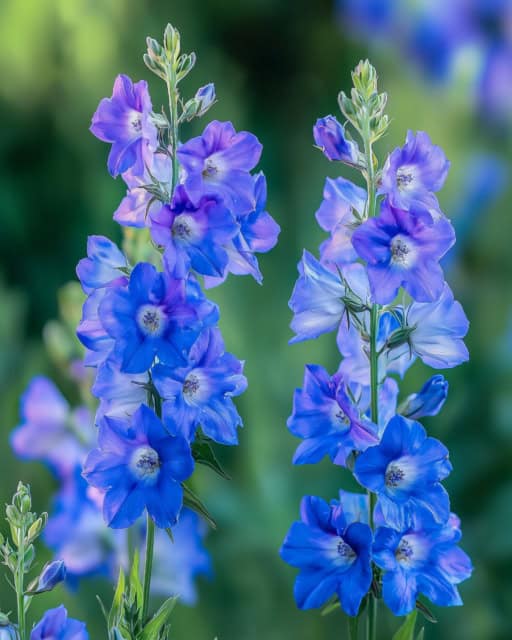 Beautiful larkspur flower in vibrant colors, showcasing its delicate petals and natural beauty.