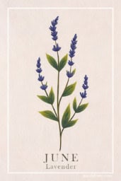 Vintage lavender floral print with elegant design for home decor and fashion.