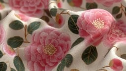 Elegant camellia flower fabric ideas for stylish home decor and fashion inspiration.