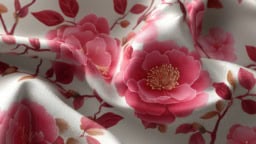Creative fabric ideas for camellia-themed gifts and decor.