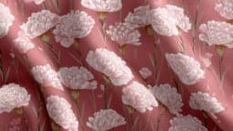 Elegant white fabric ideas featuring carnation accents for stylish decor.