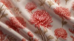 Chrysanthemum pink fabric design ideas for stylish home decor and fashion projects.