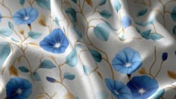 Charming morning glory nursery fabrics inspire a soothing space for babies and toddlers.