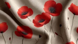 Creative ideas for crafting with poppy fabric.