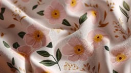 Primrose flower fabric design ideas for creative projects.