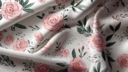 Pink rose fabric ideas for stylish home decor and floral design inspiration.