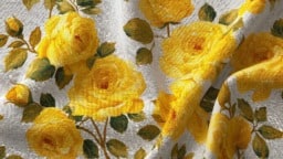 Yellow rose fabric ideas for home decor and stylish upholstery.