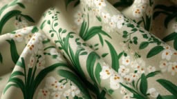 Beautiful snowdrop flower fabric ideas for creative sewing projects.