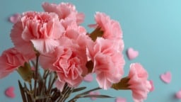 Carnation Bouquet for Valentine's Day Gift Beautiful carnation bouquet for Valentine's Day celebration